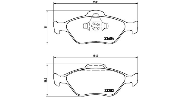 MAGNETI MARELLI Bremseklodser 363700524055 for FORD MAZDA