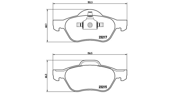 MAGNETI MARELLI Bremseklodser 363700568048 for RENAULT