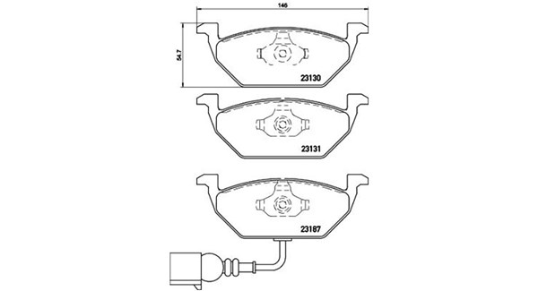MAGNETI MARELLI Bremseklodser 363700585072 for ROEWE (SAIC) VW SKODA VW (FAW) VW (SVW)
