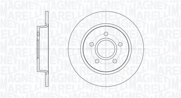 MAGNETI MARELLI Bremseskive 361302040103 271mm 11mm for FORD FORD (CHANGAN) FORD ASIA & OCEANIA