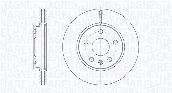MAGNETI MARELLI Bremseskive 361302040106 296mm 30mm for OPEL CHEVROLET CHEVROLET (SGM) VAUXHALL BUICK