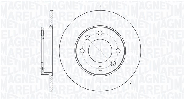 MAGNETI MARELLI Bremseskive 361302040111 247mm 9mm for PEUGEOT FENGSHEN CITROËN
