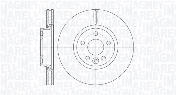 MAGNETI MARELLI Bremseskive 361302040118 300mm 28mm for FORD VOLVO VOLVO ASIA LAND ROVER