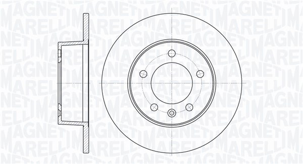 MAGNETI MARELLI Bremseskive 361302040121 305mm 12mm for OPEL VAUXHALL RENAULT NISSAN