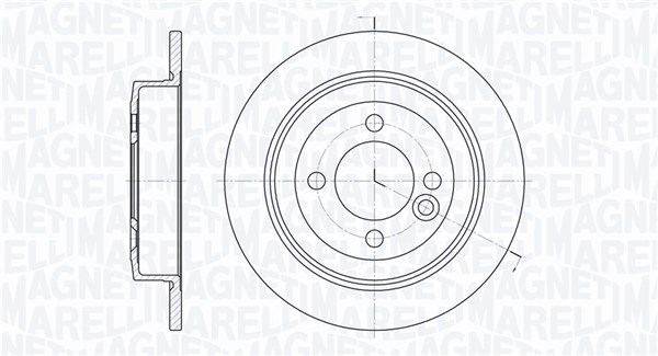 MAGNETI MARELLI Bremseskive 361302040123 259mm 10mm for MINI