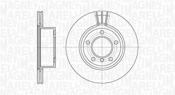 MAGNETI MARELLI Bremseskive 361302040128 292mm 22mm for BMW