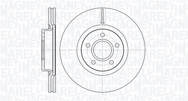 MAGNETI MARELLI Bremseskive 361302040134 300mm 25mm for VOLVO FORD