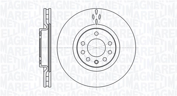 MAGNETI MARELLI Bremseskive 361302040138 305mm 28mm for FIAT