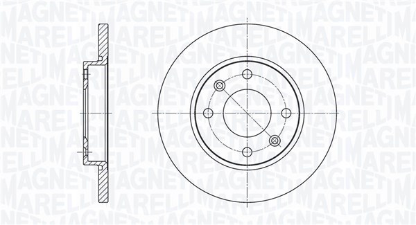 MAGNETI MARELLI Bremseskive 361302040147 247mm 13mm for PEUGEOT CITROËN