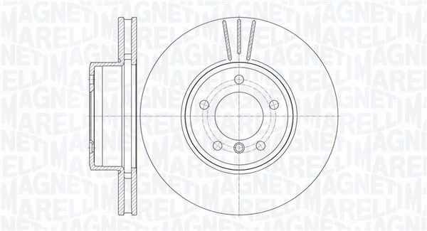 MAGNETI MARELLI Bremseskive 361302040150 324mm 30mm for BMW