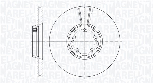 MAGNETI MARELLI Bremseskive 361302040170 294mm 24mm for FORD