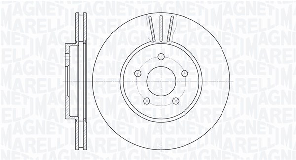 MAGNETI MARELLI Bremseskive 361302040180 300mm 24mm for FORD JAGUAR