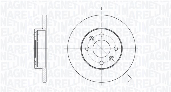 MAGNETI MARELLI Bremseskive 361302040191 238mm 12mm for DACIA RENAULT