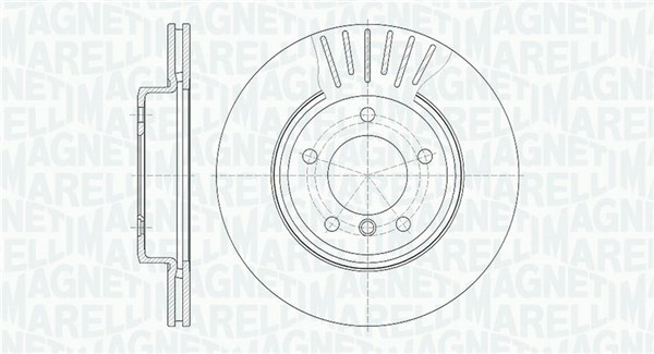MAGNETI MARELLI Bremseskive 361302040208 300mm 22mm for BMW