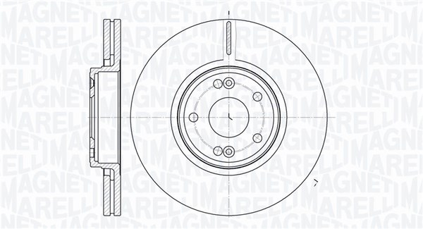 MAGNETI MARELLI Bremseskive 361302040308 300mm 26mm for RENAULT