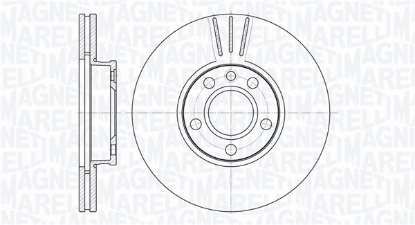 MAGNETI MARELLI Bremseskive 361302040320 300mm 26mm for FORD VW