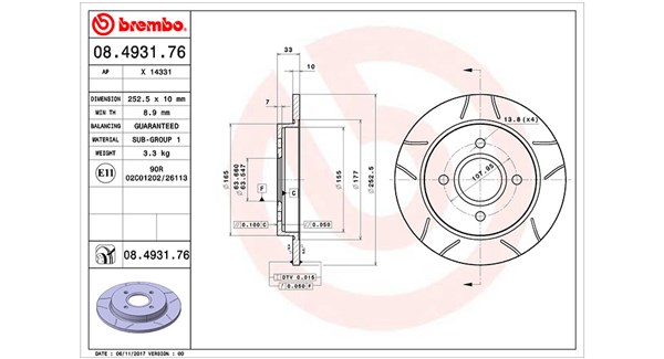 MAGNETI MARELLI Bremseskive 360406024605 253mm 10mm for FORD FORD USA