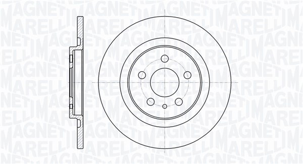 MAGNETI MARELLI Bremseskive 361302040269 272mm 12mm for FIAT PEUGEOT CITROËN LANCIA