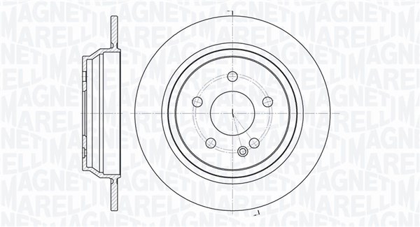 MAGNETI MARELLI Bremseskive 361302040273 296mm 10mm for MERCEDES-BENZ MERCEDES-BENZ (FJDA)
