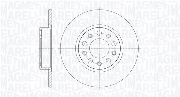 MAGNETI MARELLI Bremseskive 361302040287 278mm 12mm for ALFA ROMEO JEEP FIAT JEEP (GAC FCA) CHRYSLER