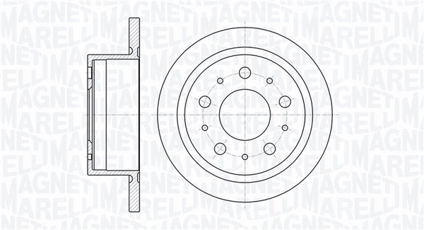 MAGNETI MARELLI Bremseskive 361302040331 300mm 16mm for PEUGEOT CITROËN FIAT