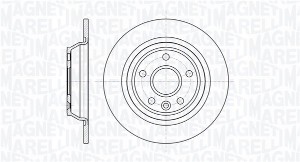 MAGNETI MARELLI Bremseskive 361302040337 302mm 11mm for FORD FORD (CHANGAN) LAND ROVER