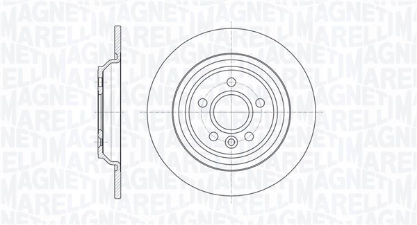 MAGNETI MARELLI Bremseskive 361302040335 302mm 11mm for VOLVO VOLVO ASIA