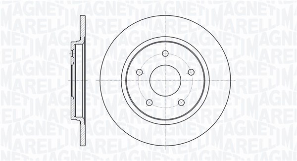 MAGNETI MARELLI Bremseskive 361302040375 305mm 12mm for CHRYSLER FIAT VW