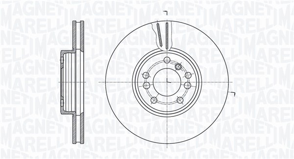 MAGNETI MARELLI Bremseskive 361302040414 332mm 30mm for BMW
