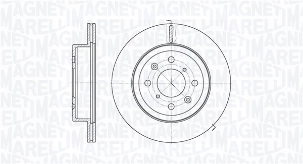 MAGNETI MARELLI Bremseskive 361302040476 253mm 17mm for OPEL SUZUKI VAUXHALL