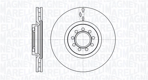 MAGNETI MARELLI Bremseskive 361302040484 290mm 28mm for IVECO NAC IVECO (NAVECO)