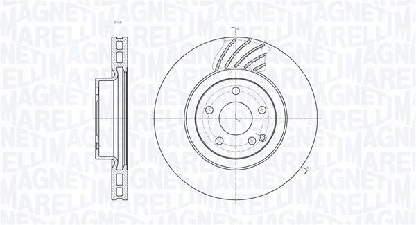 MAGNETI MARELLI Bremseskive 361302040496 330mm 32mm for MERCEDES-BENZ