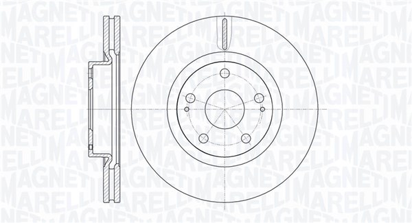 MAGNETI MARELLI Bremseskive 361302040492 295mm 26mm for TOYOTA