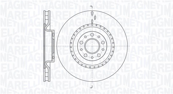 MAGNETI MARELLI Bremseskive 361302040534 305mm 28mm for OPEL FIAT VAUXHALL