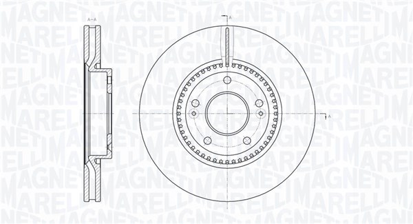 MAGNETI MARELLI Bremseskive 361302040546 300mm 28mm for KIA HYUNDAI