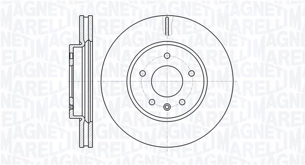 MAGNETI MARELLI Bremseskive 361302040560 296mm 29mm for OPEL CHEVROLET