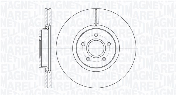 MAGNETI MARELLI Bremseskive 361302040570 320mm 25mm for VOLVO FORD