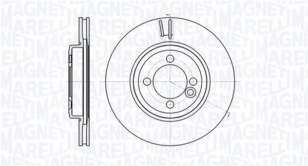 MAGNETI MARELLI Bremseskive 361302040578 280mm 22mm for MINI