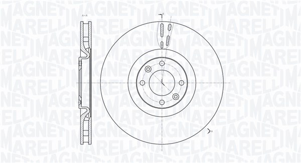 MAGNETI MARELLI Bremseskive 361302040582 340mm 30mm for DS CITROËN