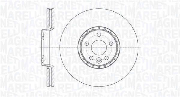 MAGNETI MARELLI Bremseskive 361302040594 328mm 30mm for VOLVO