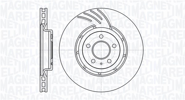 MAGNETI MARELLI Bremseskive 361302040598 345mm 30mm for AUDI