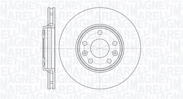 MAGNETI MARELLI Bremseskive 361302040606 296mm 26mm for RENAULT