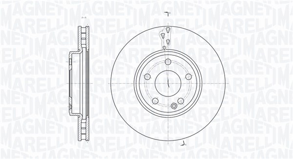 MAGNETI MARELLI Bremseskive 361302040604 295mm 28mm for MERCEDES-BENZ