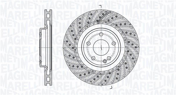 MAGNETI MARELLI Bremseskive 361302040624 320mm 30mm for MERCEDES-BENZ