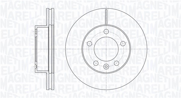 MAGNETI MARELLI Bremseskive 361302040622 302mm 28mm for OPEL VAUXHALL NISSAN RENAULT