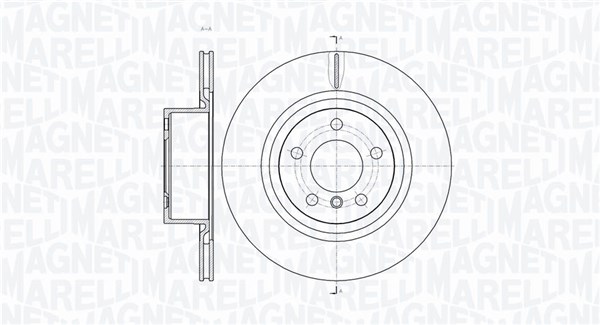 MAGNETI MARELLI Bremseskive 361302040634 330mm 20mm for BMW