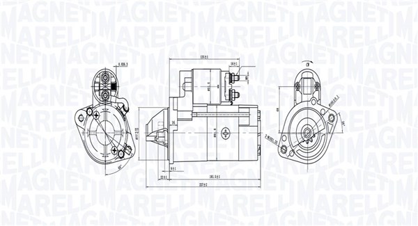 MAGNETI MARELLI Starter 063728010410 for KIA MITSUBISHI