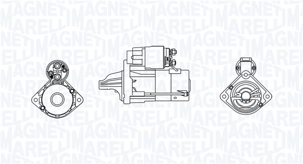 MAGNETI MARELLI Starter 063721328010 for BMW