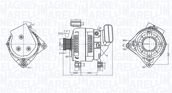MAGNETI MARELLI Generator 063377578010 for BMW