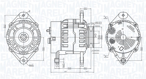 MAGNETI MARELLI Generator 063734085010 for NISSAN